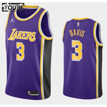 Camiseta Niños NBA Los Angeles Lakers Anthony Davis 3 2020-21 Jordan Brand Statement Edition Swingman